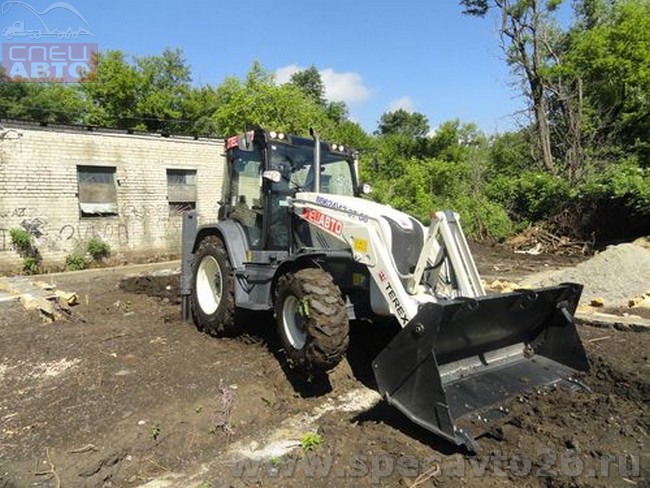 Экскаватор - жүк тиегіш Terex гидромолотом Delta F 5 бастап TLB 840