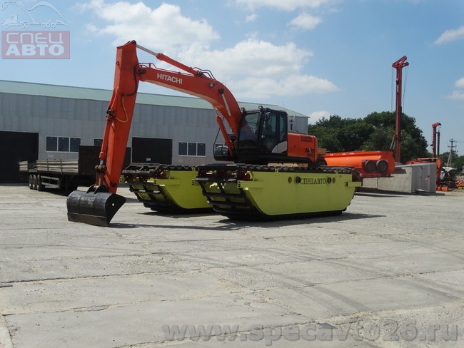 Құбылмалы экскаваторлар амфибия 200 5g базасында Hitachi zx экскаватор